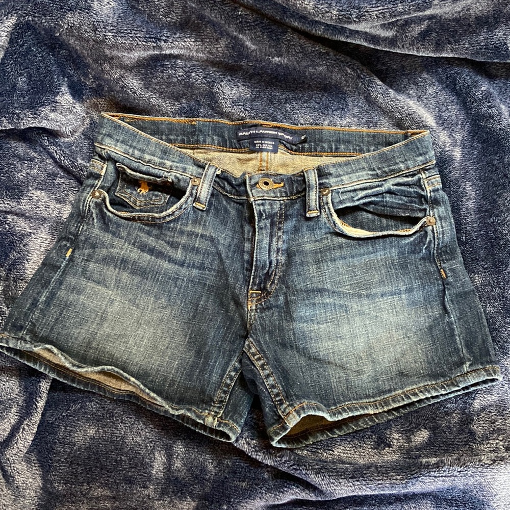 Ralph Lauren brand, Size 27 blue jean shorts
